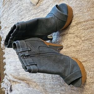 Gomax Denim Ankle Bootie